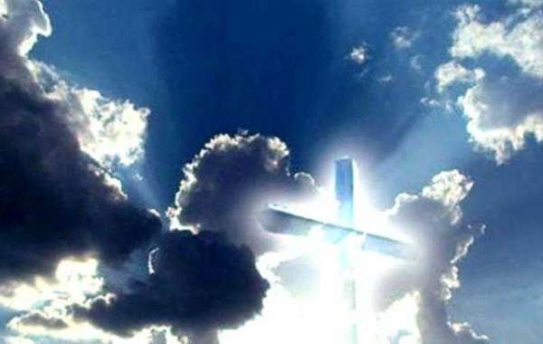 Aratarea pe cer a semnului Sfintei Cruci în Ierusalim.