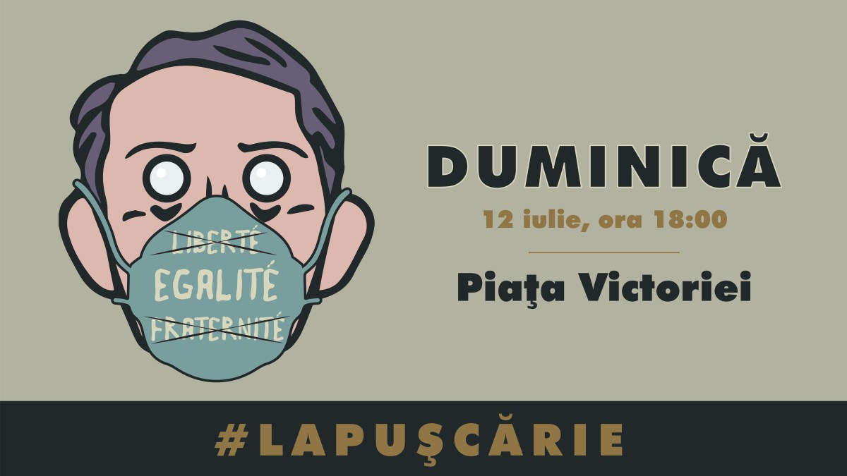 Manifest "#LaPușcărie" 12 iulie, opriți dictatura sanitară! | Question Everything