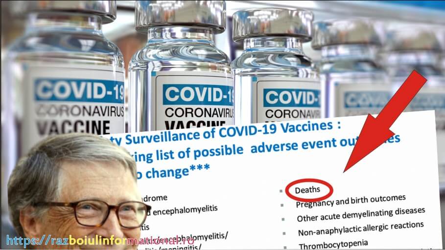 S-au făcut publice efectele adverse ale vaccinului anti covid19, sunt 22 iar „decesul” este pe listă - Razboiul Informational