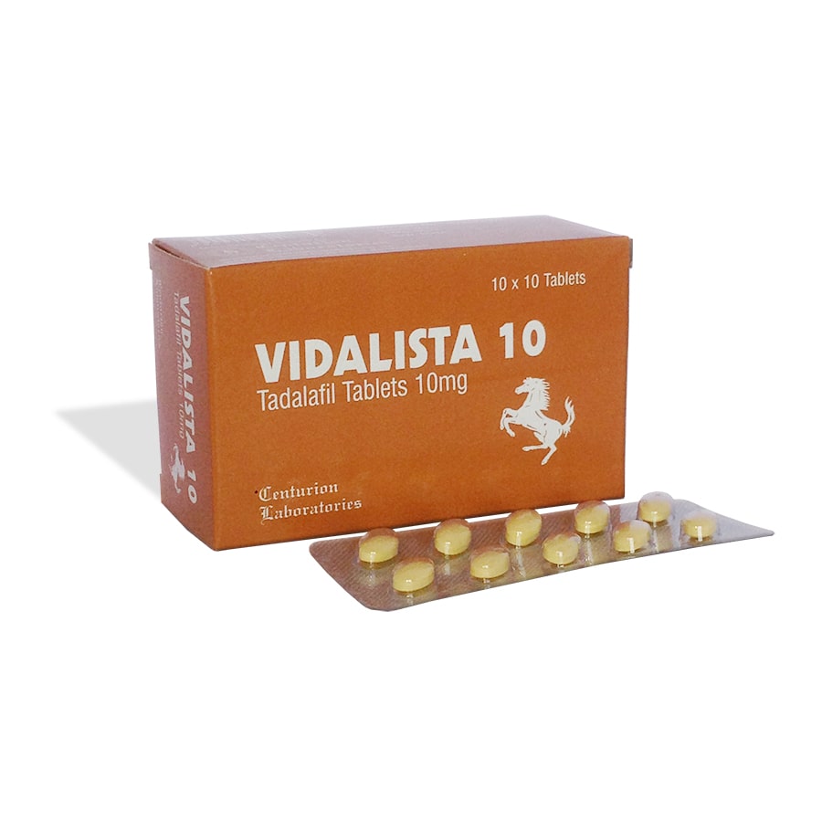 Buy Vidalista 10mg (Tadalafil) Online 20% Off