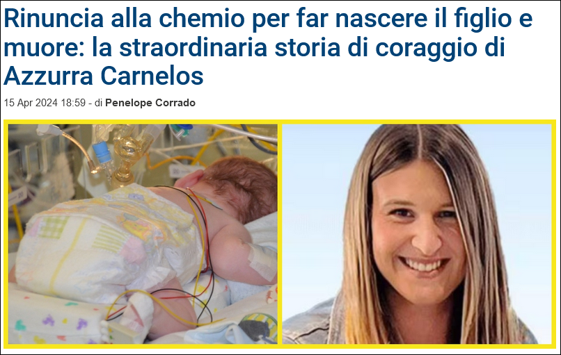 Bolnavă de cancer, o tânără însărcinată a refuzat chimioterapia: și-a dat viața pentru copilul ei | ActiveNews