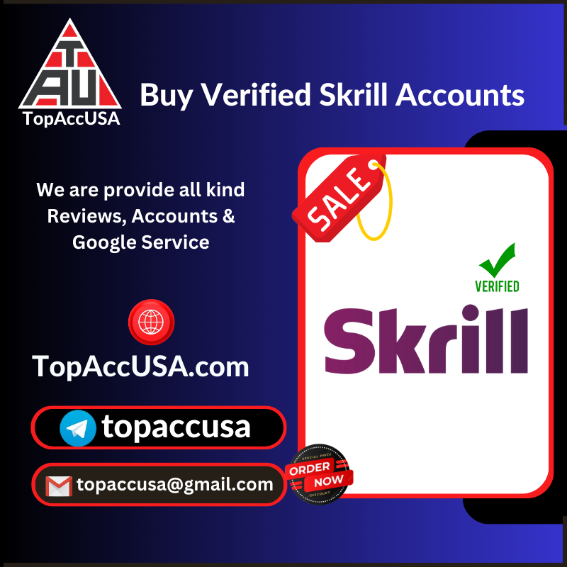 Buy Verified Skrill Account - 100% verified & Safe Accounts