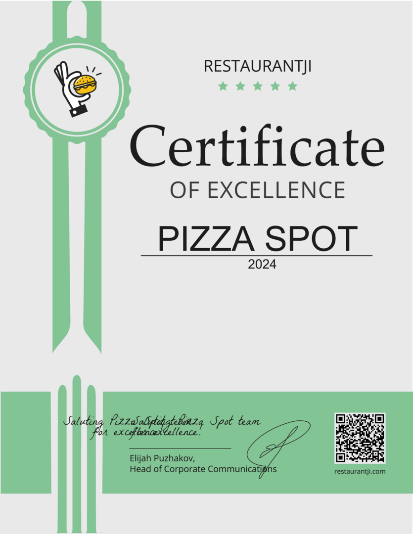 Pizza Spot Menu | Freshly Prepared Pizzas & Toppings